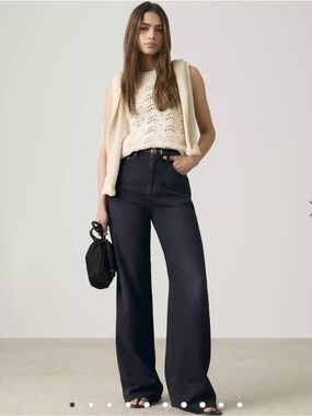 Levis Ribcage Wide Leg Jeans Waist 29in cotton None Your Business Wash